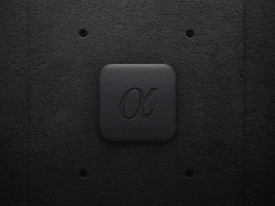 Auxo Icon alpha aluminum auxo dark icon ios slate tweak