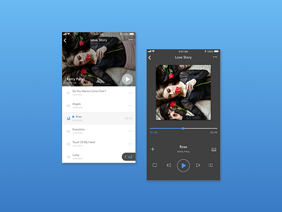 Daily ui #009 Music Player design music player sketch ui