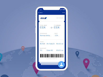 Daily ui #024 Boarding Pass air ticket boarding pass dailyui sketch ui