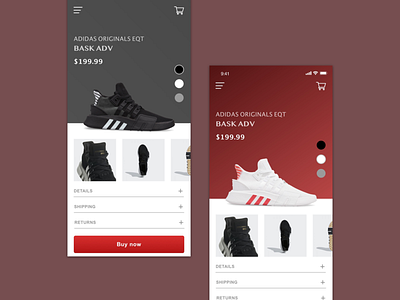 Daily ui #033 Customize Product app customize product dailyui product page ui