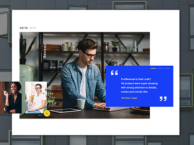 Daily ui #039 Testimonials dailyui design testimonials ui webside