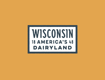 Classic State Wisconsin Patch americas dairyland dairy patch wisconsin