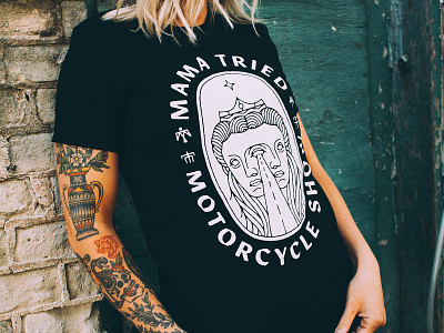 Mama Tried Motorcycle Show Apparel apparel harley davidson illustration mama tried motorcycle motorcycle show tattoos