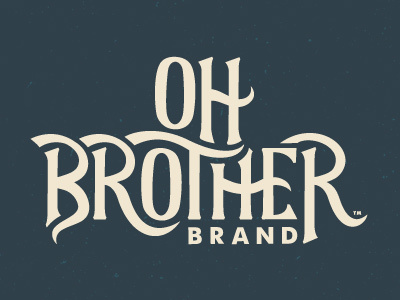 OBB Logo lettering logo oh brother brand typography