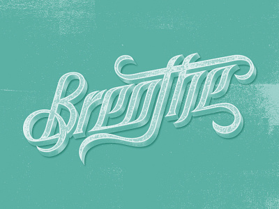 "Breathe" breathe hand drawn hand lettering typography