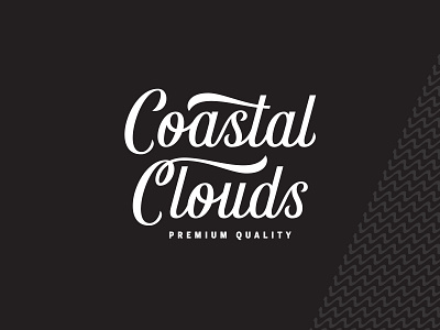 Coastal Clouds Branding brand identity branding custom typography logo logo design logos