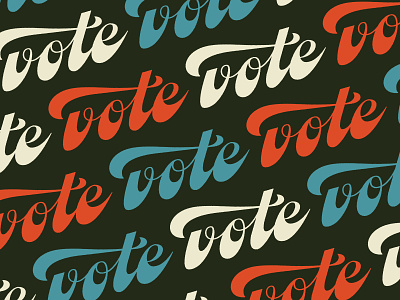 Vote america biden harris lettering pattern typography usa vote