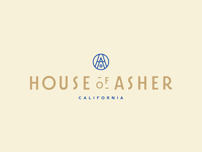 House Of Asher logo logomark logotype monogram