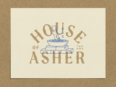 House of Asher Print artwork asher branding print