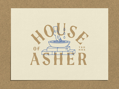 House of Asher Print artwork asher branding print