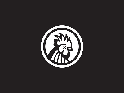 Cock Logo animal bird chicken cock icon logomark rooster