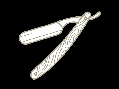 Straight Edge icon illustration razor straight edge