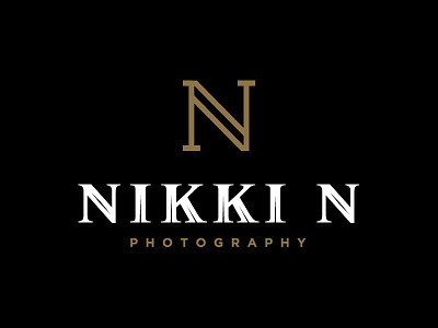 Nikki N Photography Logo branding logo n photography