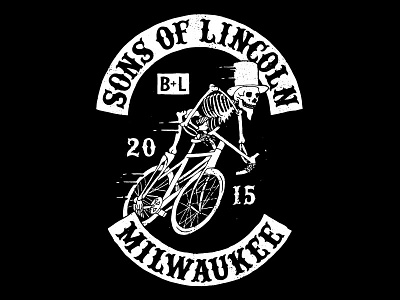 Sons Of Lincoln abe lincoln illustration milwaukee skeleton skull sons wisconsin