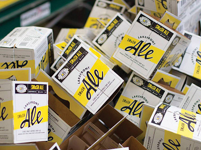 Lakefront Smash Ale ale beer beer packaging lakefront milwaukee packaging six pack smash