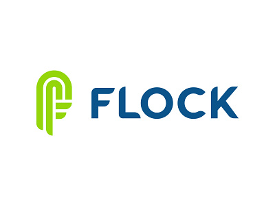New Flock Logo branding flock lettering logo