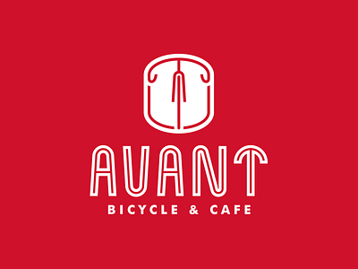 Avant Logo bicycle branding cafe logo wisconsin