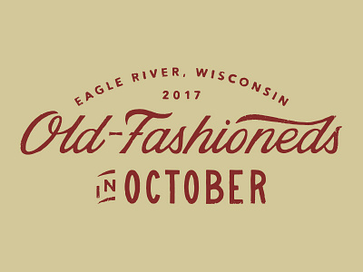Old-Fashioneds In October logotype eagle river logotype october old fashioned wisconsin