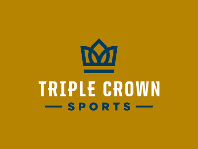 Triple Crown Sports crown logo sports unused