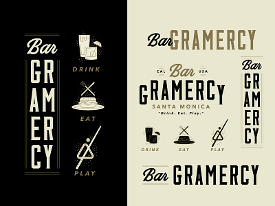 Bar Gramercy Concept bar bar gramercy branding restaurant