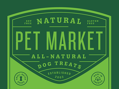 Natural Pet Market dog treats natural packaging pet