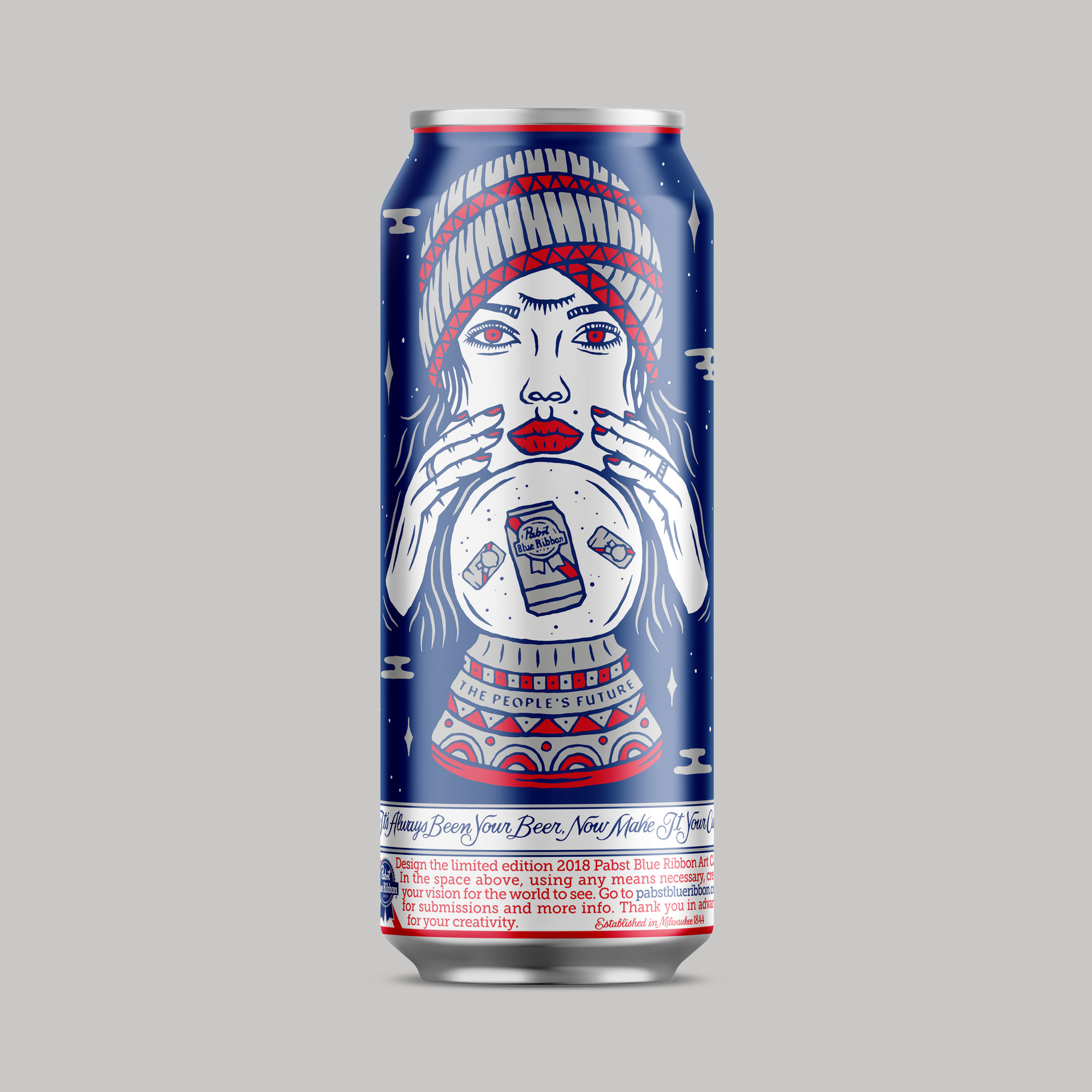Dribbble - pabst-2.jpg by Zac Jacobson