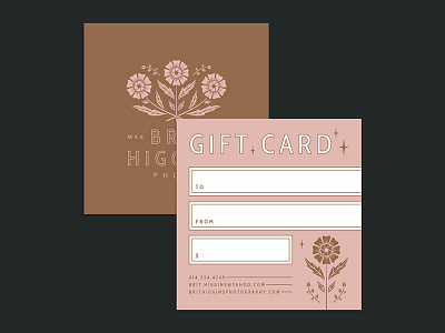 Brit Higgins Photography Gift Cards