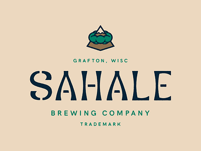 Sahale ale works beer beer design logo sahale