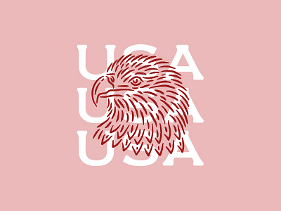 Happy Fourth! america eagle fourth illustration ui usa