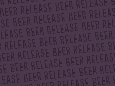 Beer Release beer lettering type typography