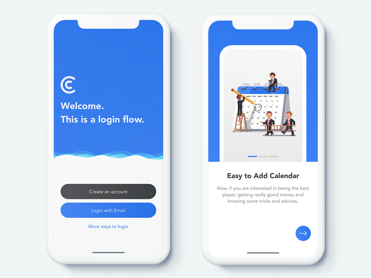 Activity App - Login Screen by Uğur Yabar on Dribbble