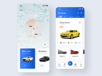 Car Rental - App Screen