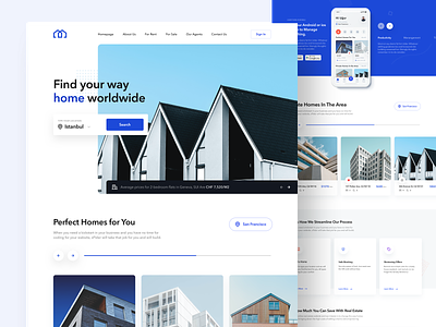 Real Estate - Website Concept