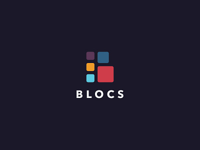 Blocs b blocs logo mark quincy square