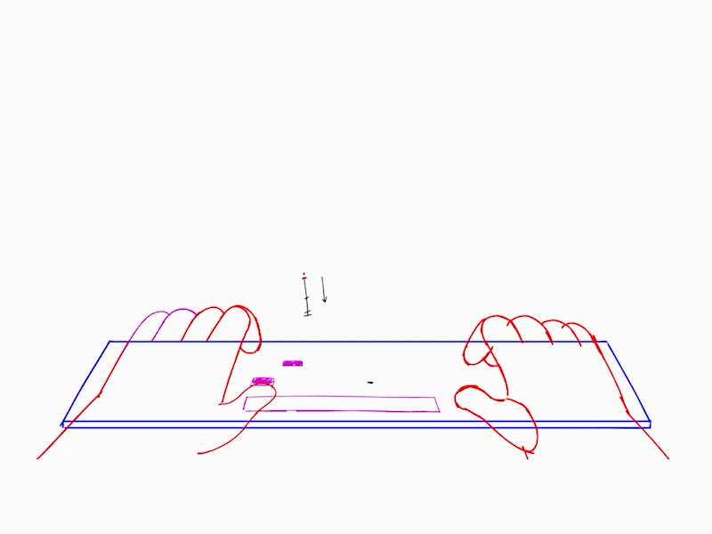 Typing process animation cel animation character computer hands keyboard motion design type typing