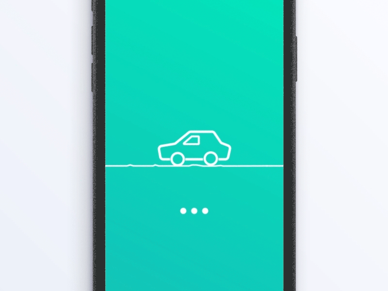 Loading screen Rent car app