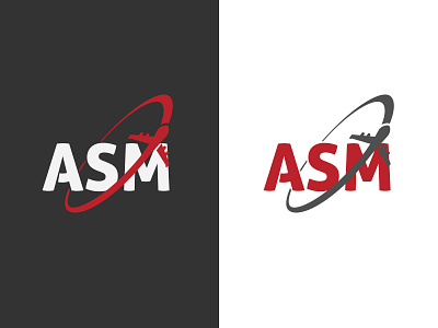 ASM Global Logistics logo branding design illustration logistics logo symbol typography vector