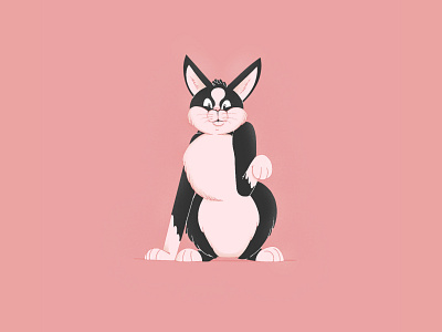 Scared Cat art cartoon cat character design digitalart drawing illustration pink procreate