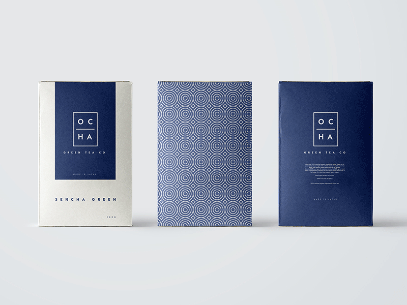 Ocha Tea Co. Branding branding graphic design japan minimal packaging tea