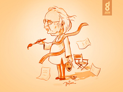 Sri. John Sankaramangalam (Film Director ) caricature sketch