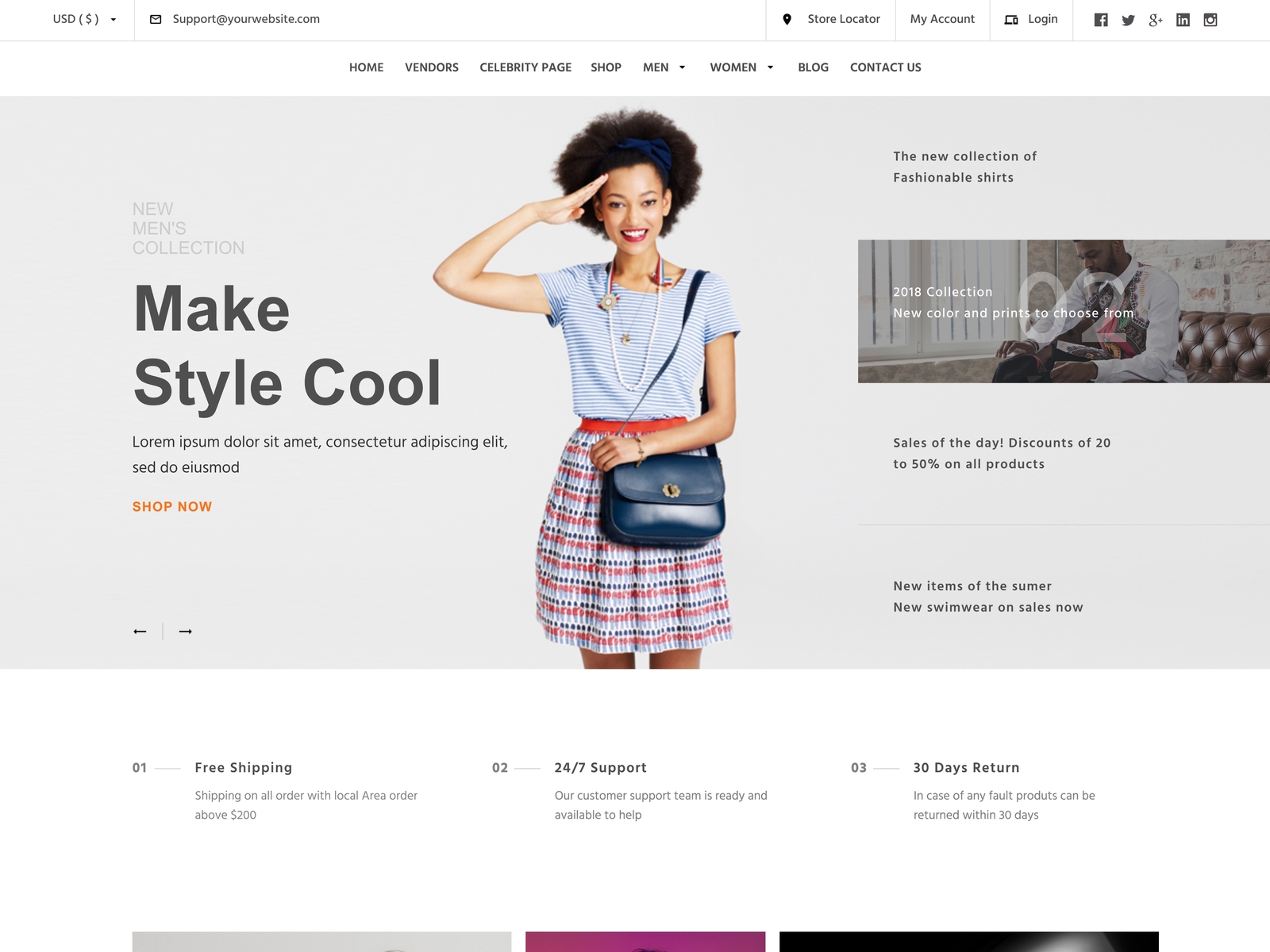 E-Commerce home page concept by Jude Ejike on Dribbble