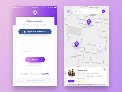 Mobile App to find new places