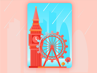 London design illustration london travel