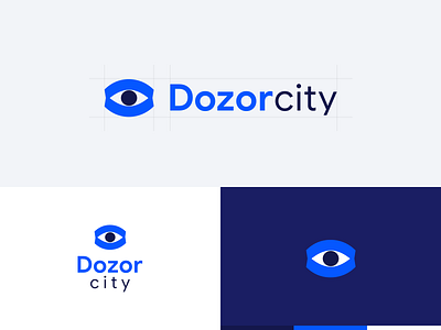 Dozor City branding design icon logo vector