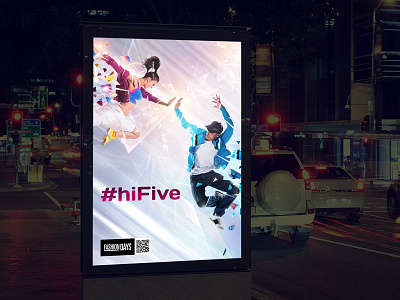 hiFive ad billboard commercial days fashion five high