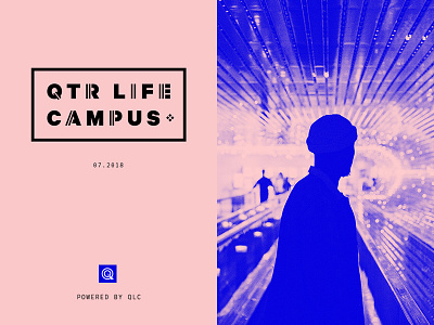 Quarter Life Campus - logo design graphic design logo design typography