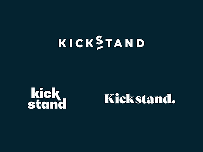 kickstand logo development branding logo design