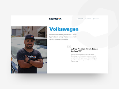 Landing Page For Car Servicing