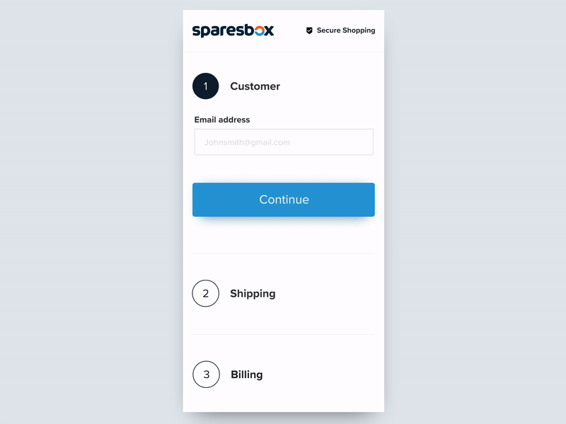 Checkout Experience Sb animation checkout microinteractions mobile motion shopping startup ui