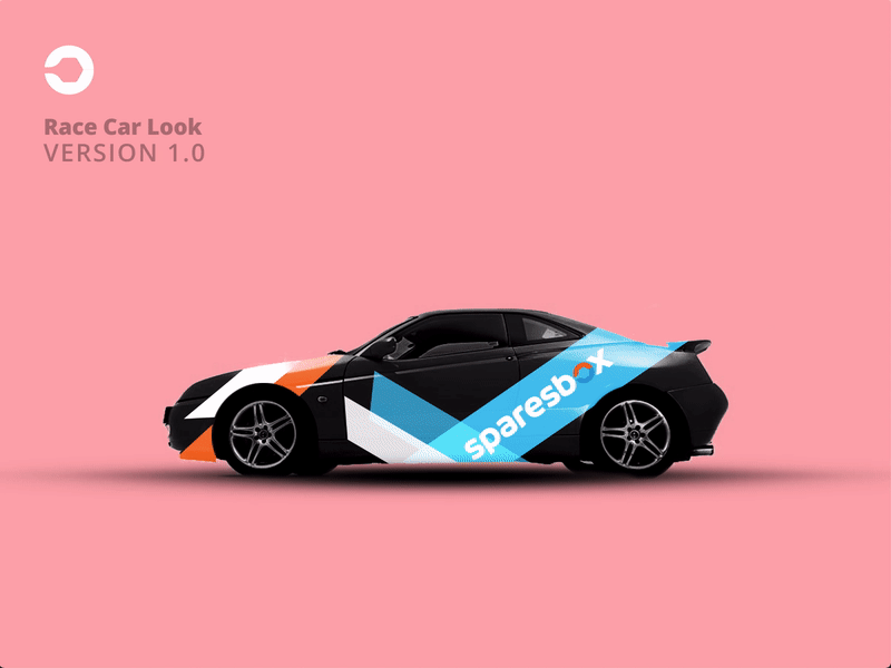 Office Race Car animation car design motion startup